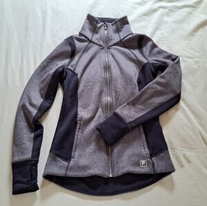 Women's FILA Gray and Black Sport Jacket Size Small